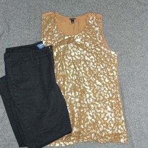 Ann Taylor leopard print tunic
